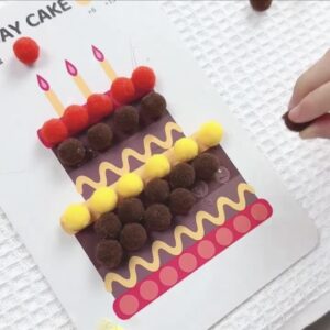 Hairball Paste Stickers Children's DIY Handmade Creative Production