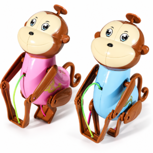 Climbing monkey electric toy for children, funny climbing monkey track toy