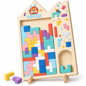 Children's Tetris Puzzle Building Blocks Montessori Educational Toy