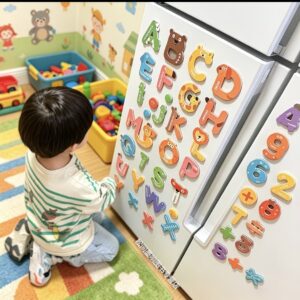 Magnetic letters learning set for children