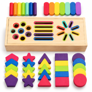 Children's classification coin box geometry puzzle educational toy